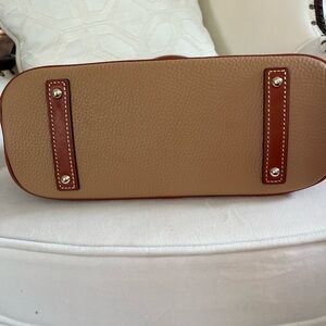 Dooney & Bourke pebble grain zip zip satchel.